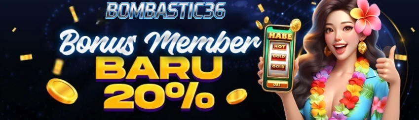 BONUS MEMBER BARU 20%